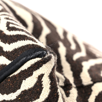 Celine Canvas Zebra Embroidered Large Phantom Cabas Tan 10 of 10