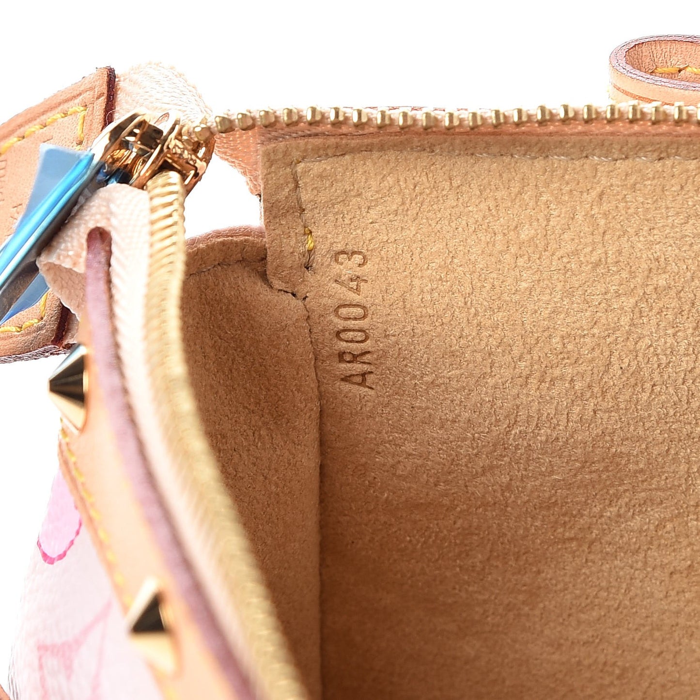 Monogram Cherry Blossom Pochette Accessories Pink