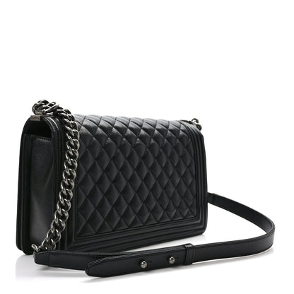 Chanel Caviar Quilted New Medium Boy Flap Black 2 of 8