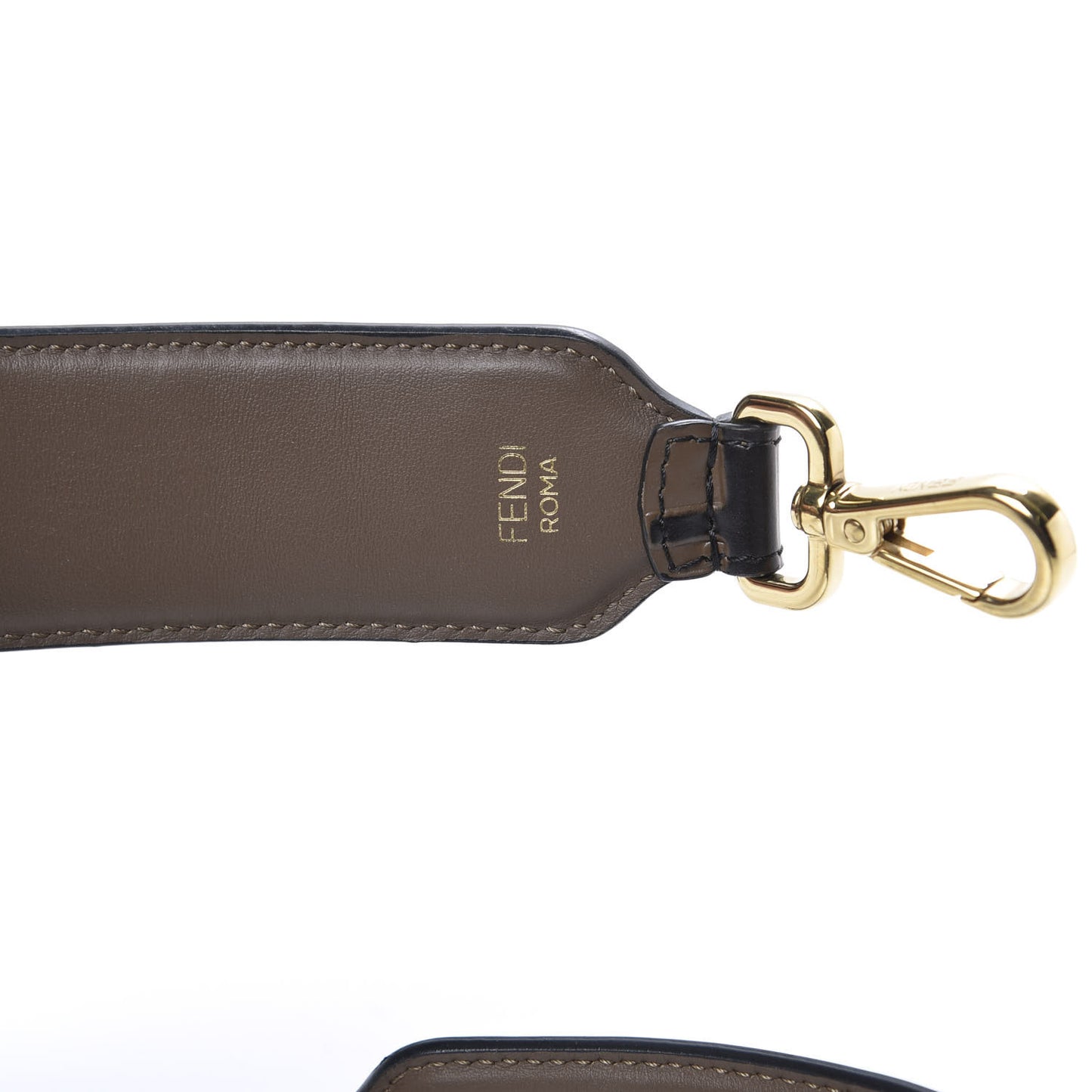 Vitello Century Bi-Color FF 1974 Embossed Strap You Maya Black