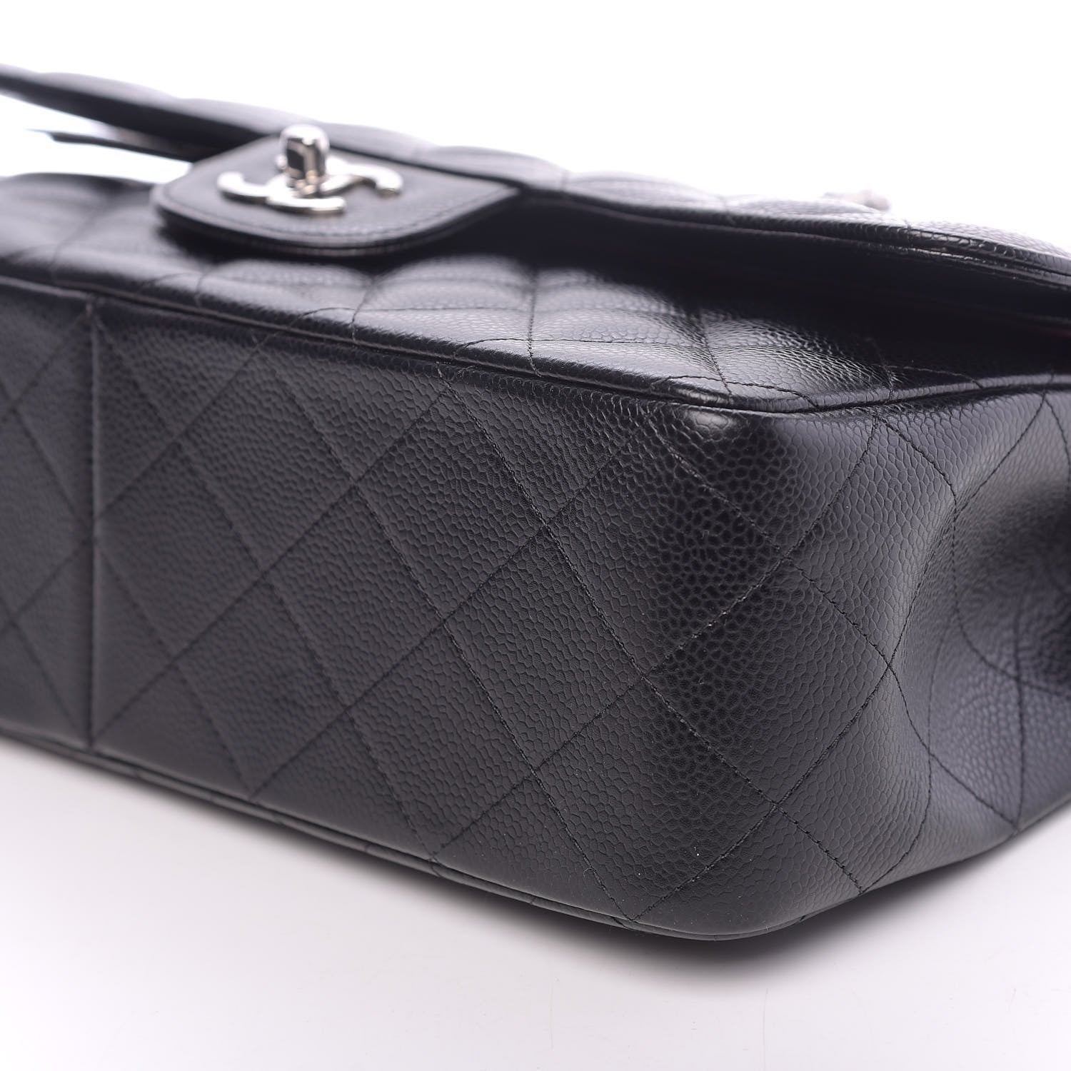 Chanel Caviar Quilted Jumbo Double Flap Black 6 of 9