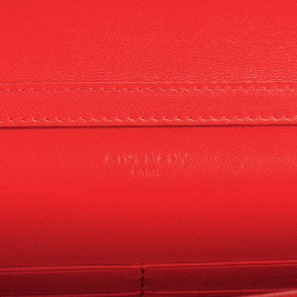 Givenchy Calfskin Studded Pandora Chain Wallet Medium Red 6 of 9