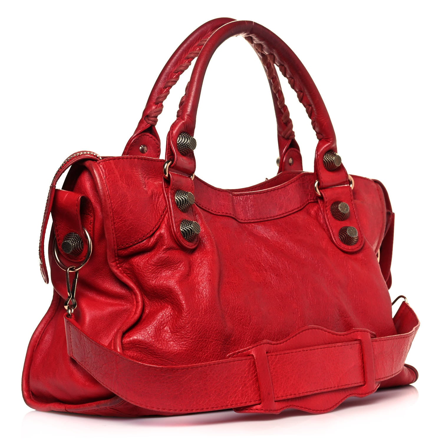 Balenciaga Agneau Giant 21 Rose Gold Hardware City Rouge Coquelicot 2 of 16