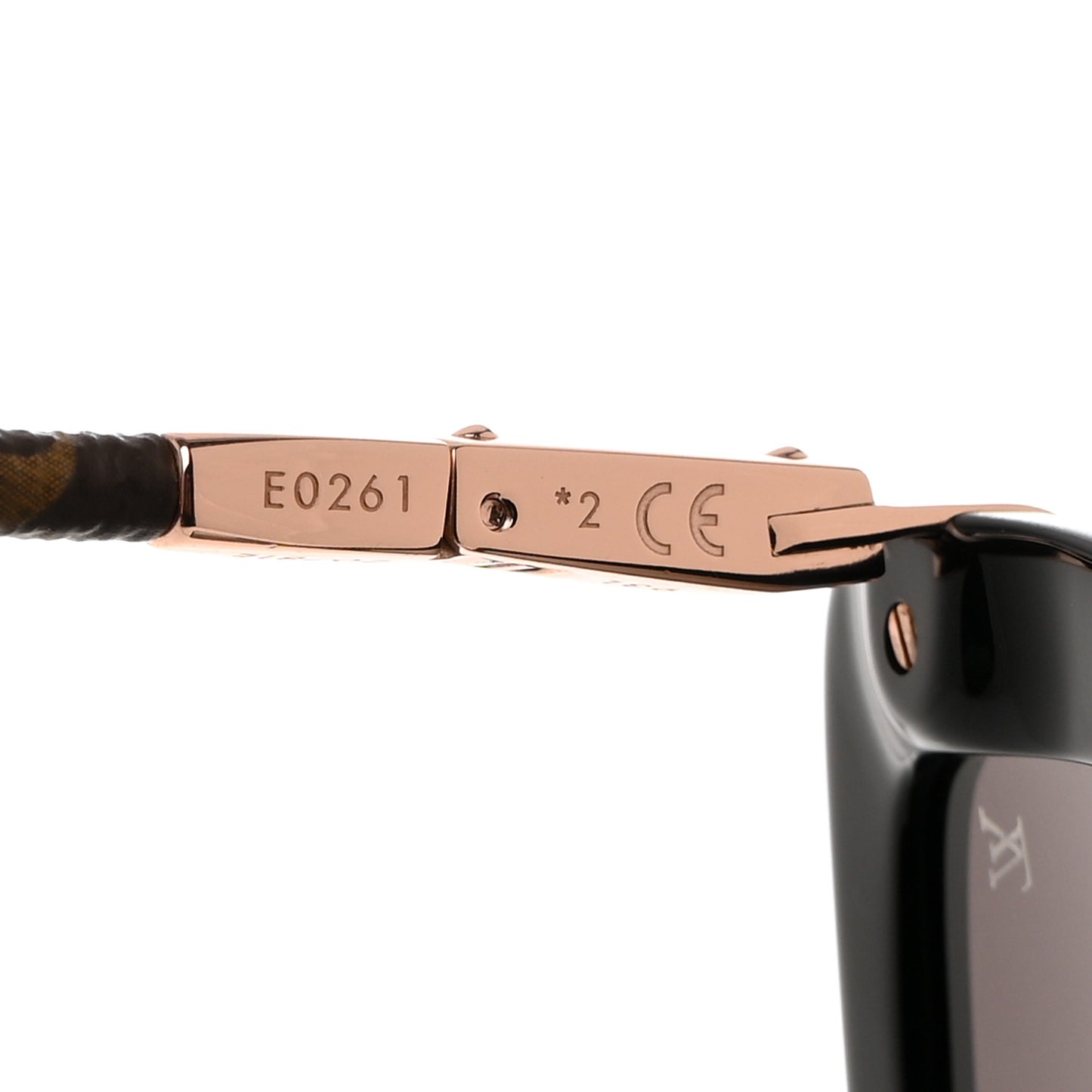 Monogram Acetate Charlotte Sunglasses Z0781E Black