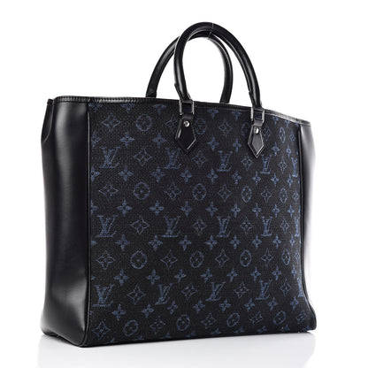 Louis Vuitton Jacquard Monogram Grand Sac Cobalt 3 of 8