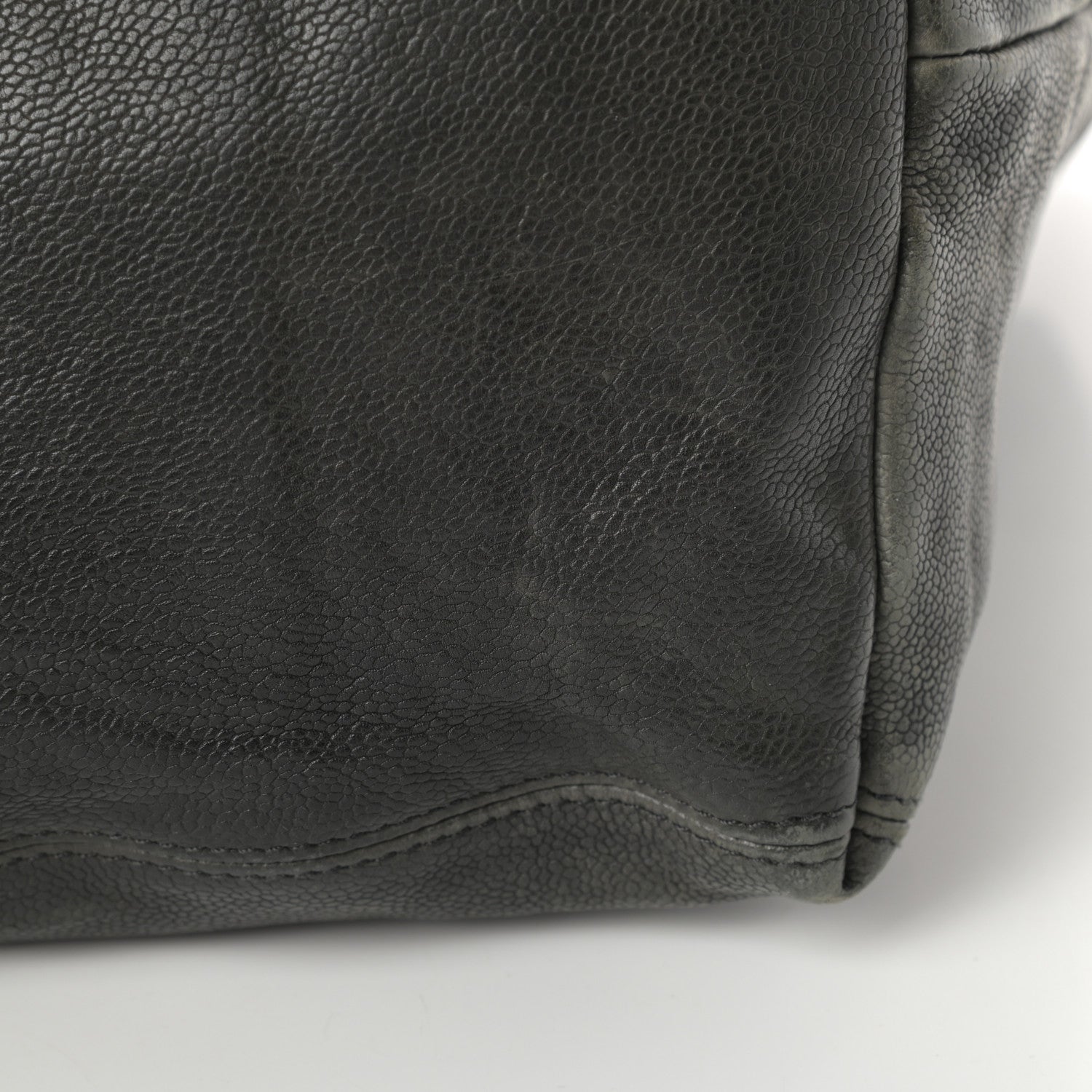 Chanel Distressed Caviar XL Coco Cabas Black 13 of 16