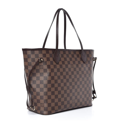 Louis Vuitton Damier Ebene Neo Neverfull MM Rose Ballerine 3 of 8