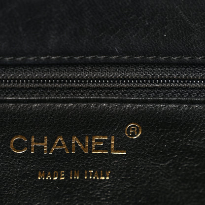 Chanel Lambskin Quilted Shoulder Bag Black Black 7 of 14