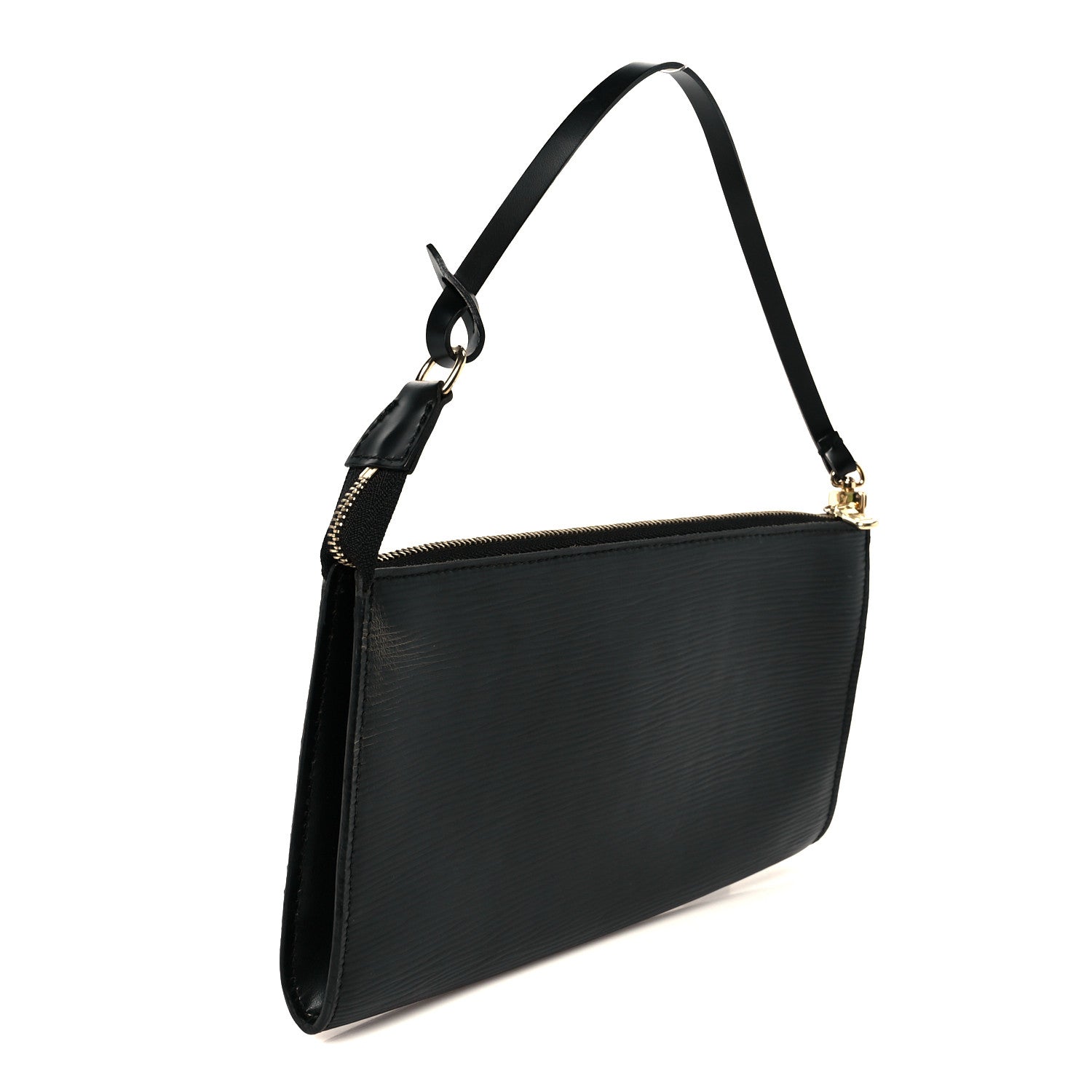 Louis Vuitton Epi Pochette Accessories 24 Black 3 of 10
