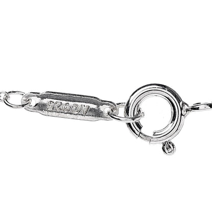 Tiffany Sterling Silver Twist Knot Pendant Necklace 5 of 6