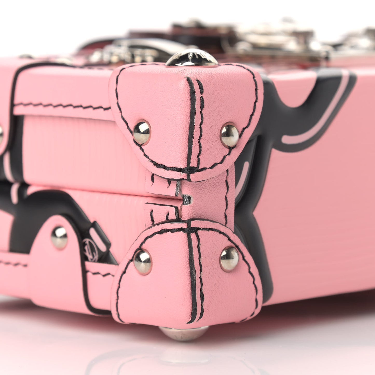 Epi Chain Flower Petite Malle Pink