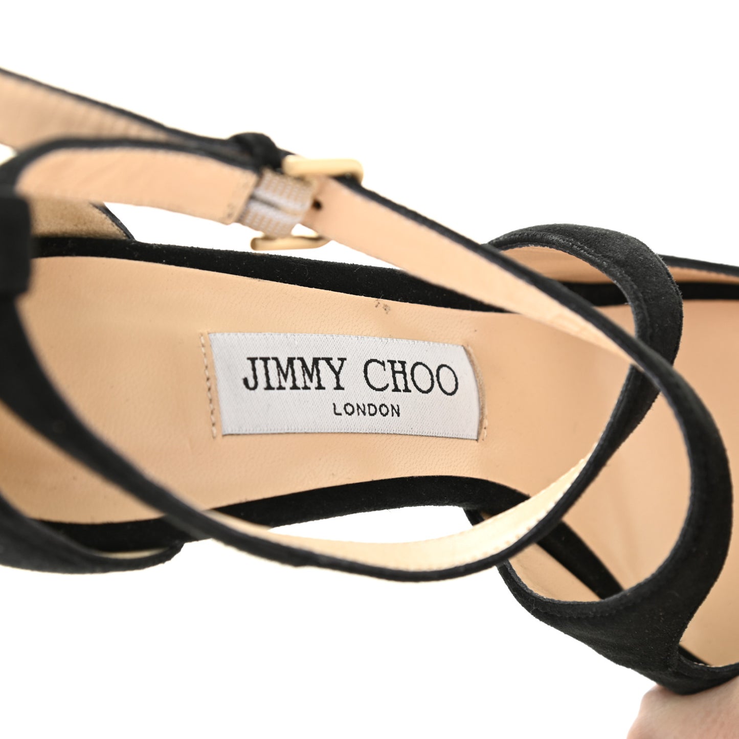 Suede Emily 100 Sandal 39 Black