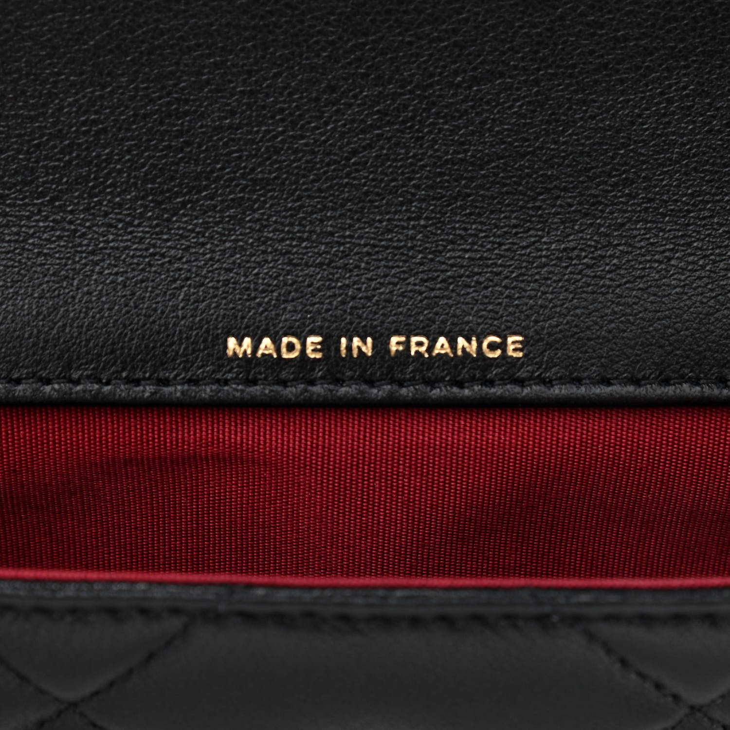 Chanel Goatskin Quilted Chanel 19 Glasses Case With Chain Black 7 of 11