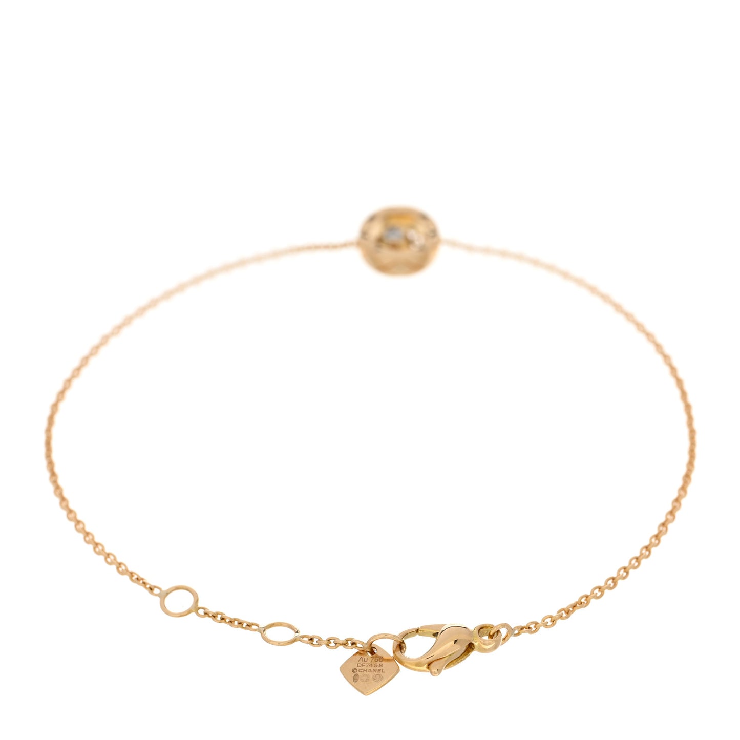 18K Yellow Gold Diamond Coco Bracelet