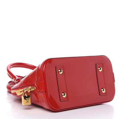 Louis Vuitton Vernis Alma BB Cherry 4 of 9