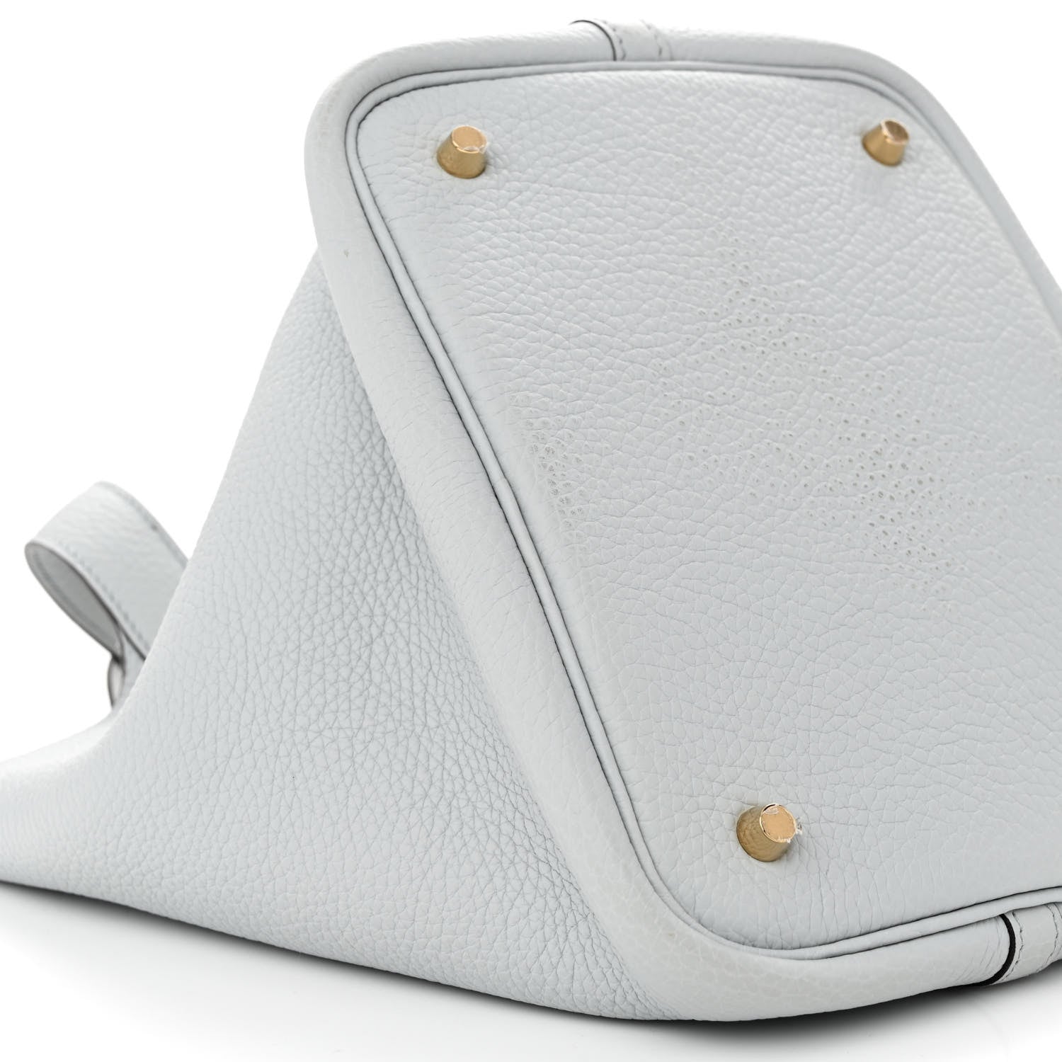 Hermes Taurillon Clemence Picotin Lock 22 MM Bleu Pale 9 of 11