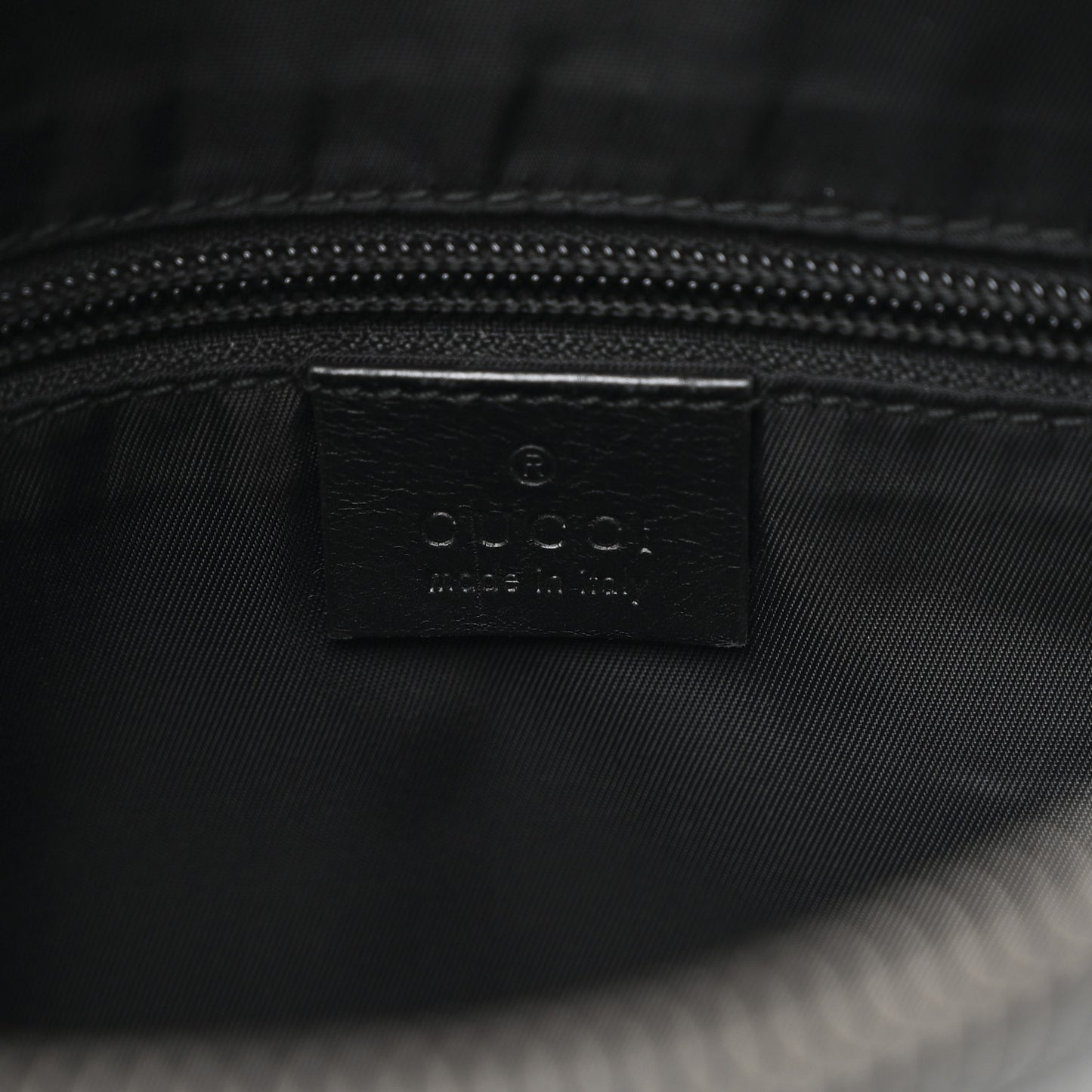 GG Supreme Monogram Crossbody Messenger Bag Black Grey