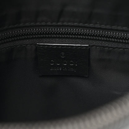 Gucci GG Supreme Monogram Crossbody Messenger Bag Black Grey 6 of 14