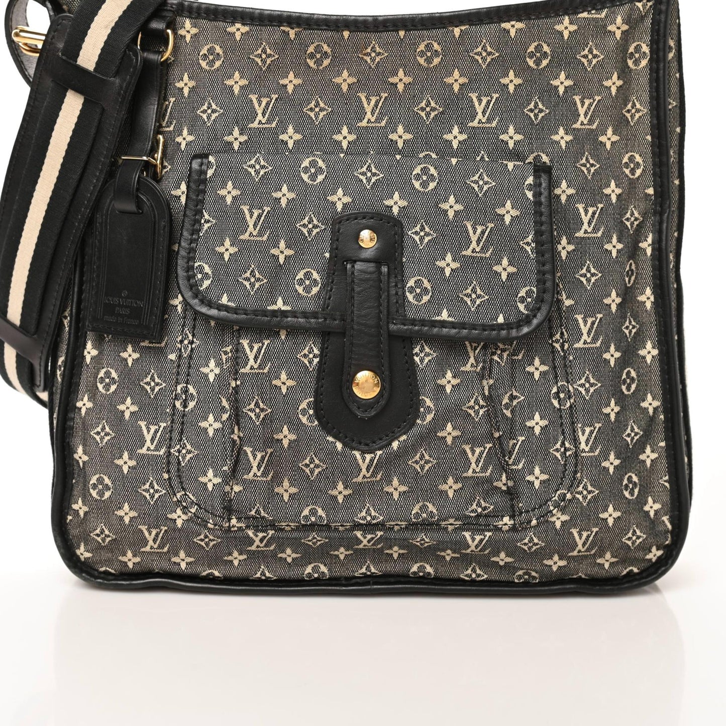 Mini Monogram Besace Mary Kate Black