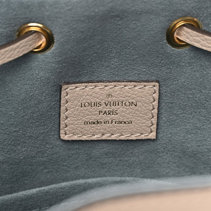 Louis Vuitton Calfskin Lockme Bucket MM Greige 6 of 11