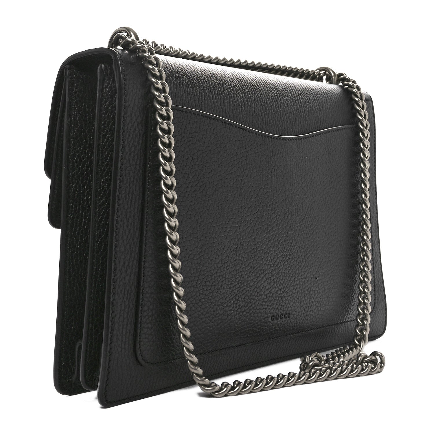 Gucci Dollar Calfskin Crystal Medium Dionysus Shoulder Bag Black Black Diamond 3 of 10
