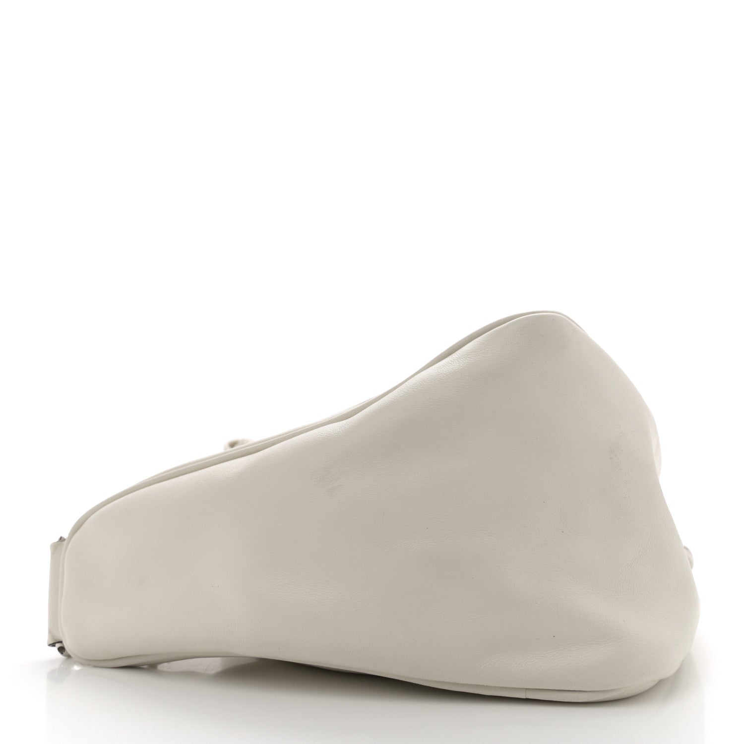 Prada Grace Lux Triangle Shoulder Bag White 4 of 12