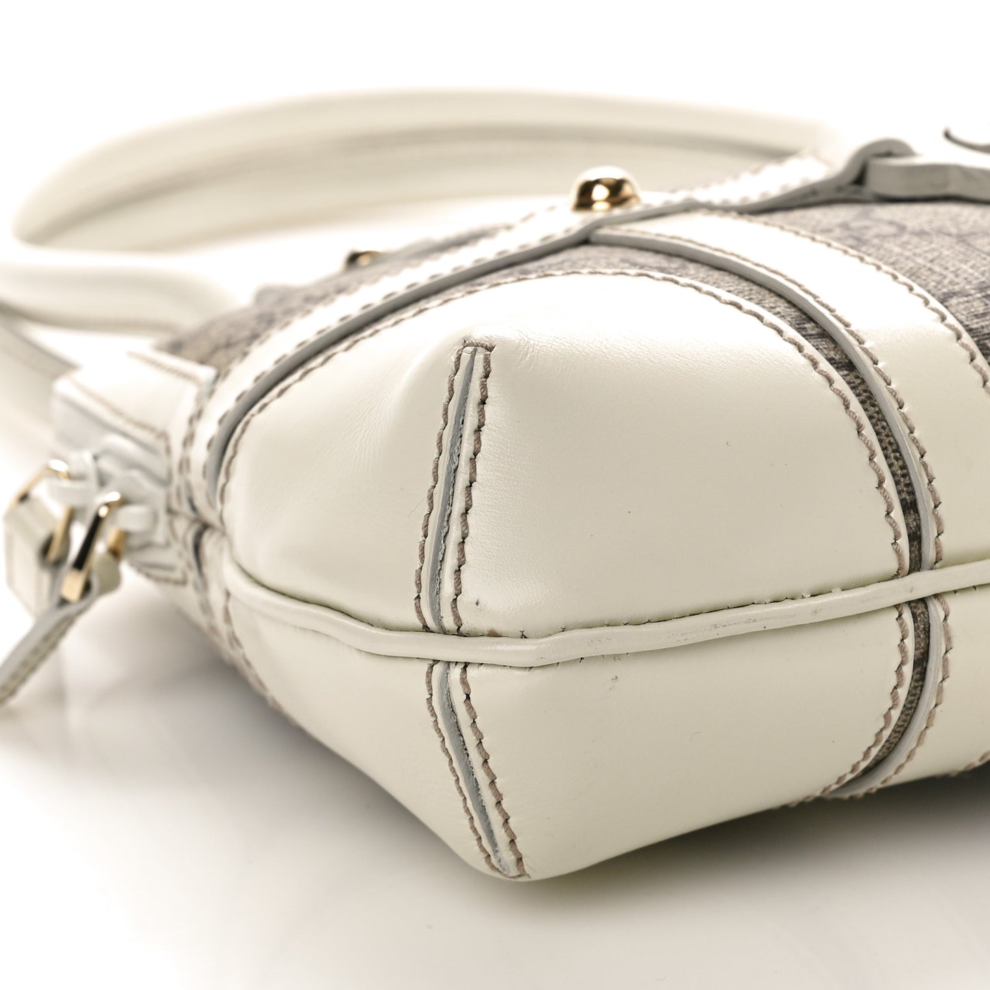 Monogram Reins Tote Off White