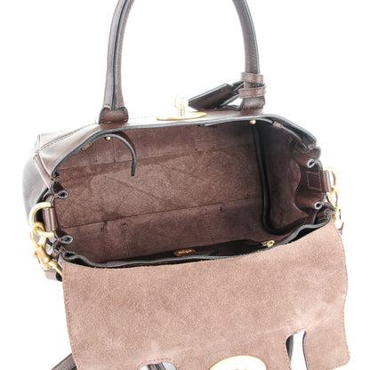 Mulberry Natural Leather Small Bayswater Chocolate 5 of 10