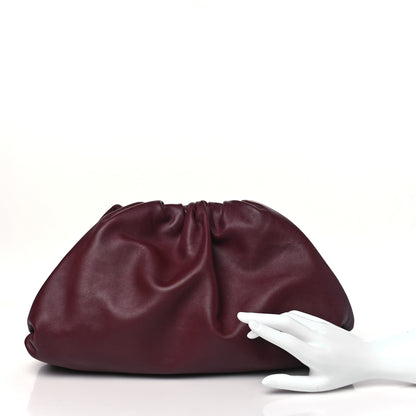 Bottega Veneta Smooth Butter Calf The Pouch Oversized Clutch Bordeaux 2 of 11