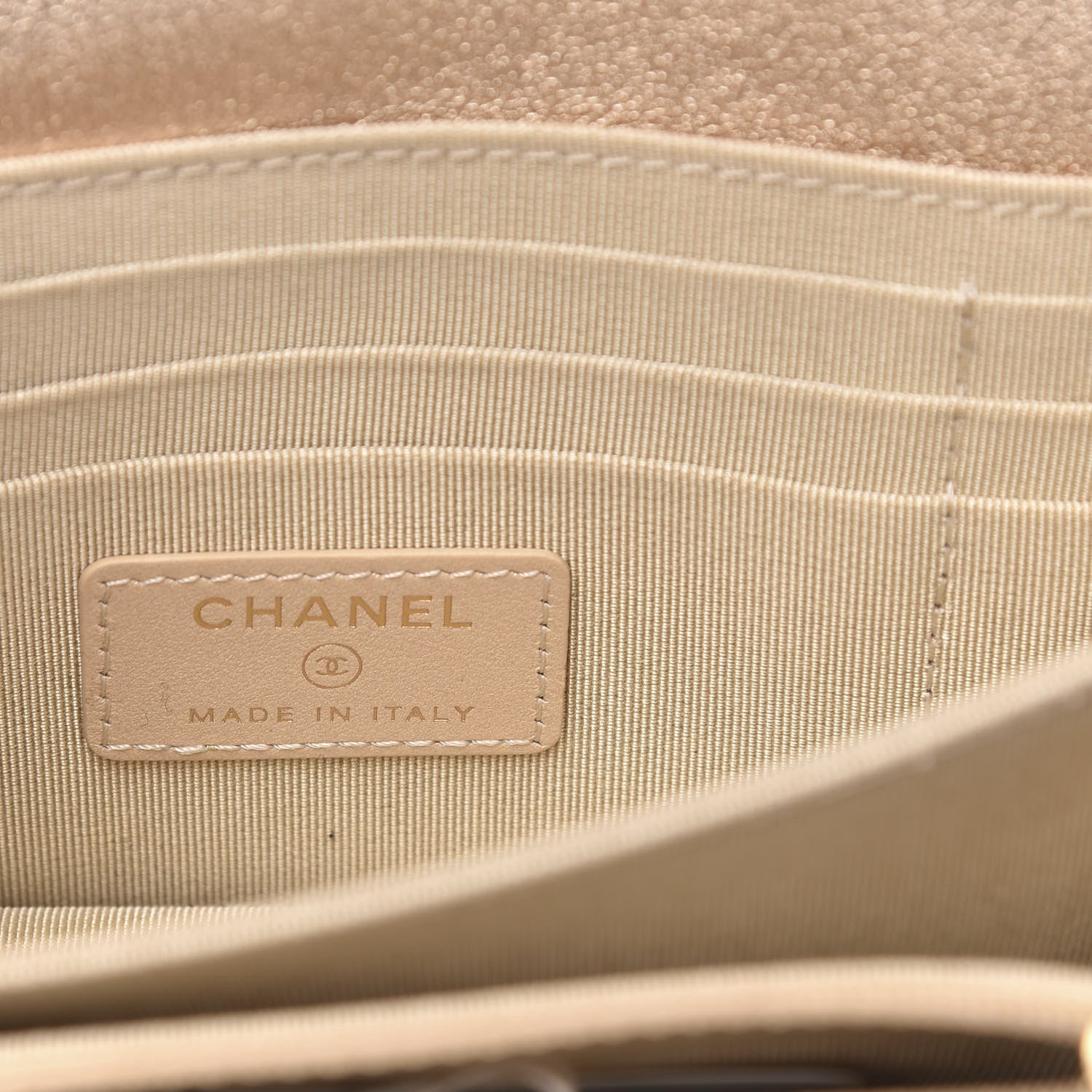 Chanel Metallic Lambskin Quilted Mini Wallet On Chain WOC Gold 6 of 10