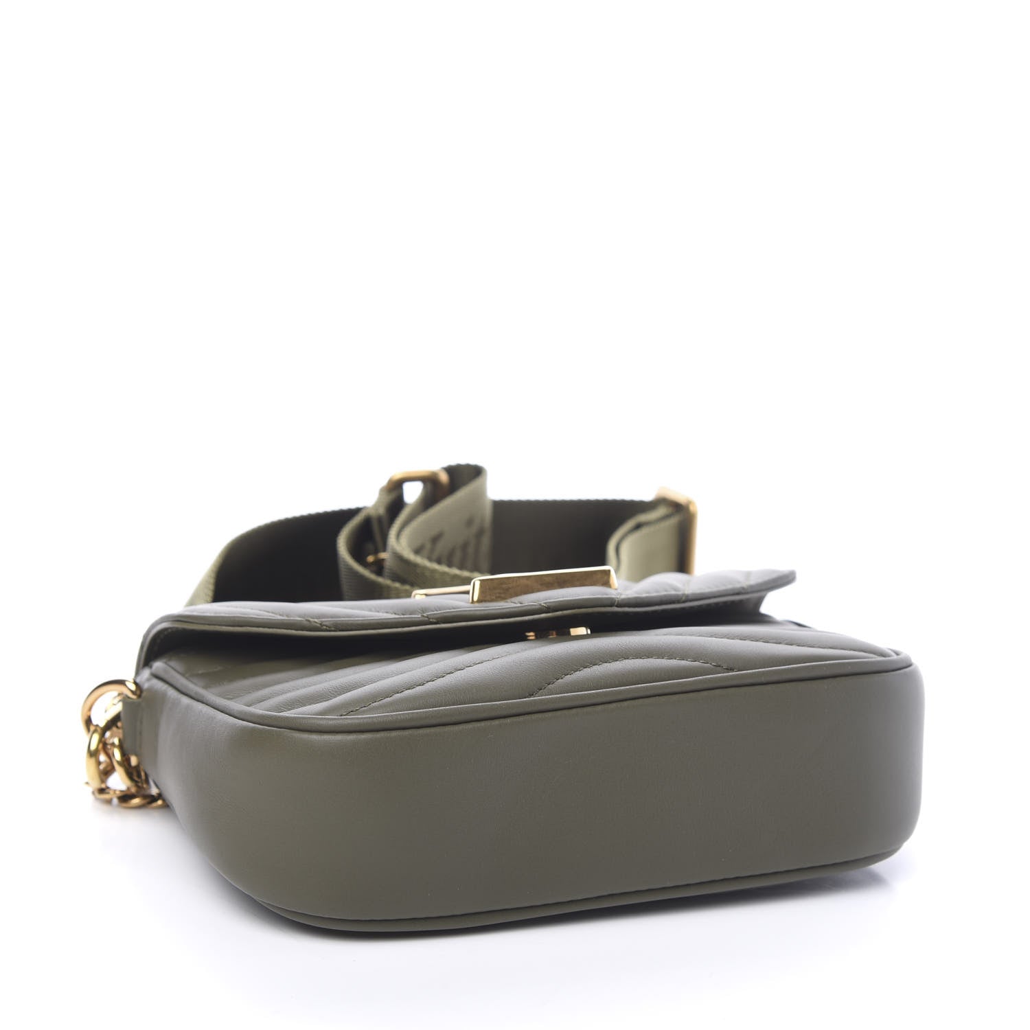 Louis Vuitton Calfskin New Wave Multi Pochette Kaki 3 of 8