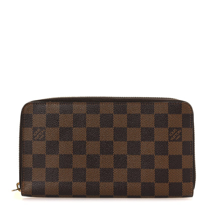Louis Vuitton Damier Ebene Zippy Organizer Wallet 1 of 9