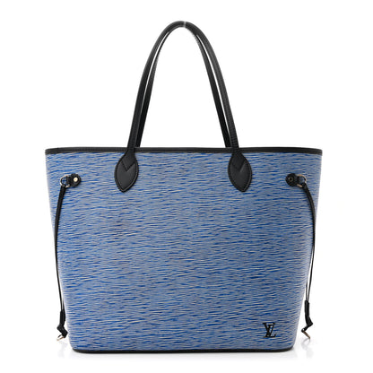 Louis Vuitton Epi Neverfull MM Denim Light 1 of 12