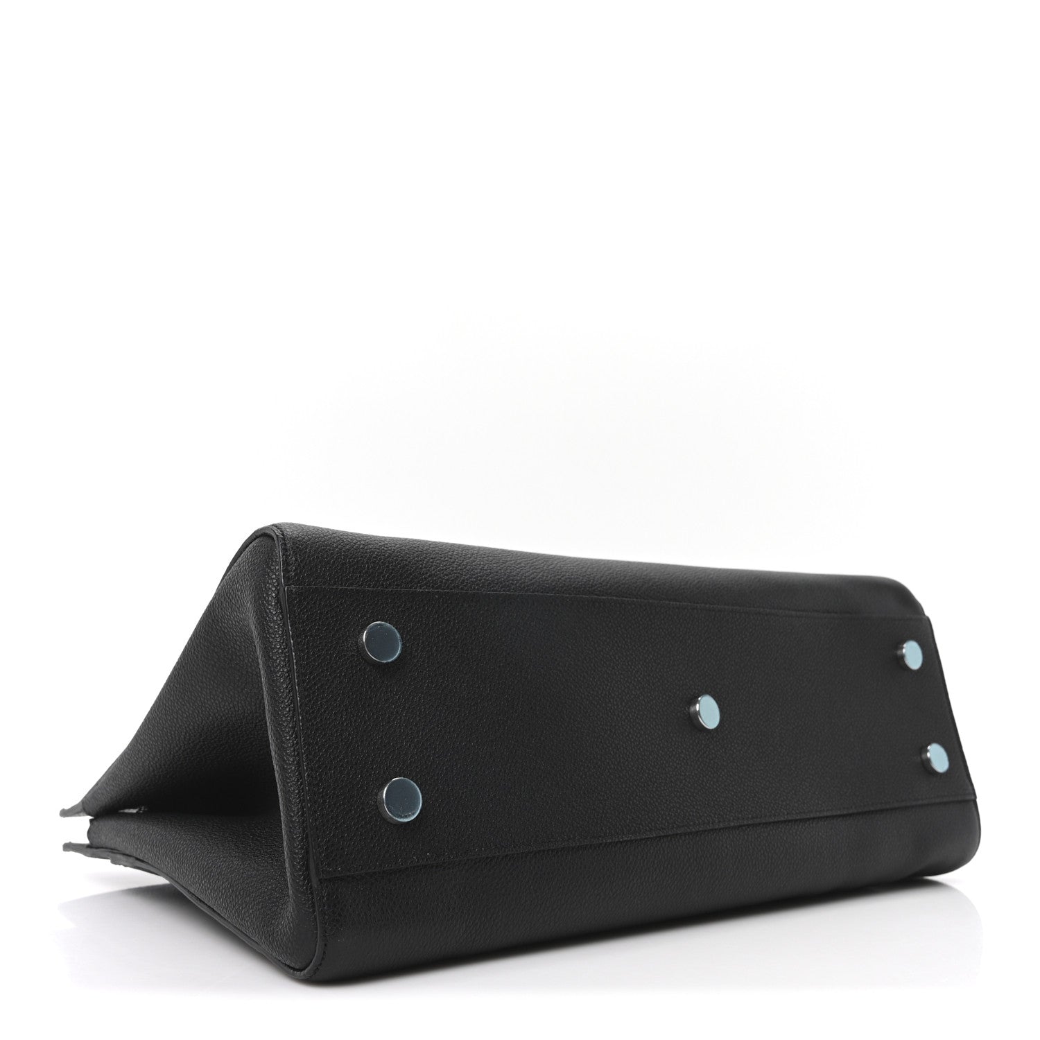 Saint Laurent Grained Calfskin Medium Cabas Rive Gauche Black 4 of 10