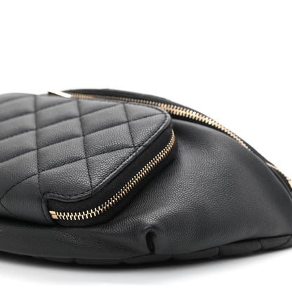 Chanel Caviar Quilted Business Affinity Waist Belt Bag Black 11 of 11
