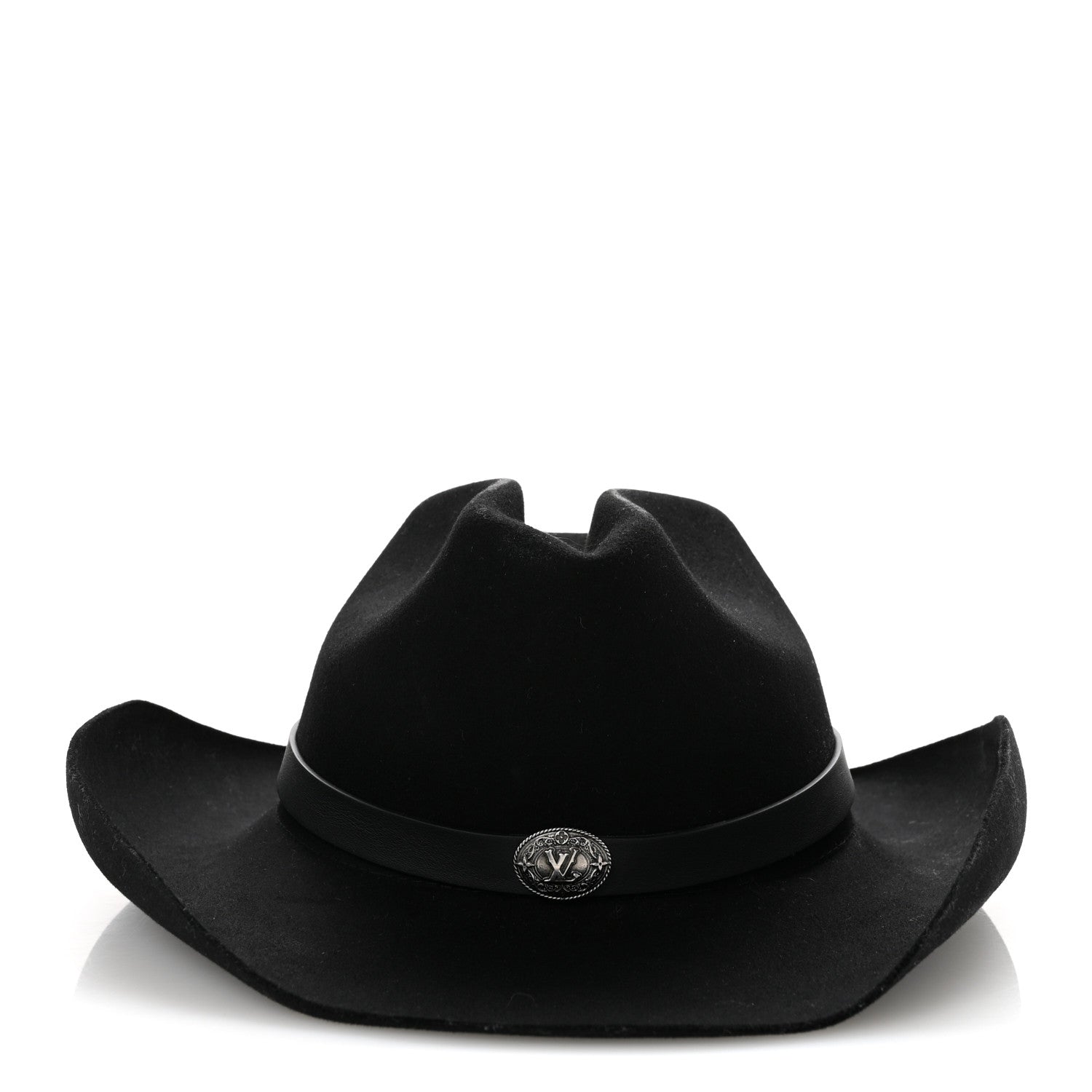 Louis Vuitton Felt Western Hat M Black 3 of 9