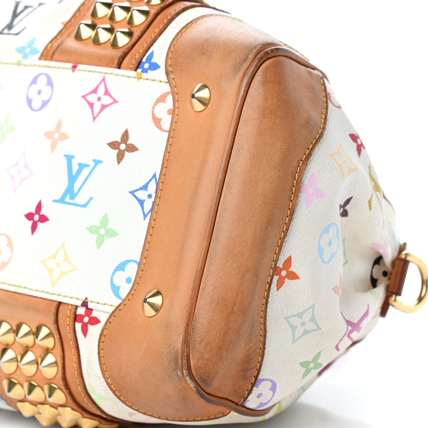 Louis Vuitton Monogram Multicolor Courtney MM White 8 of 10