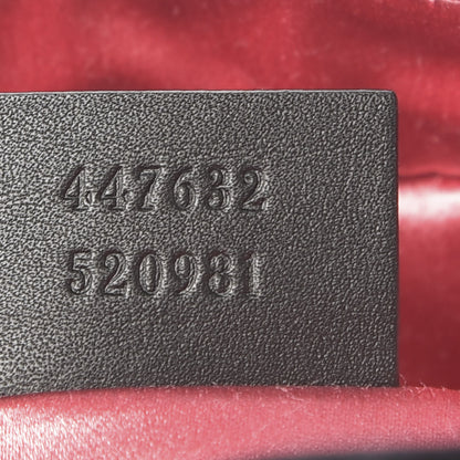 Gucci Velvet Matelasse Small GG Marmont Chain Shoulder Bag Black 9 of 9