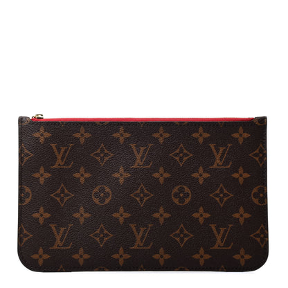 Louis Vuitton Monogram Neverfull MM GM Pochette Cherry 1 of 4