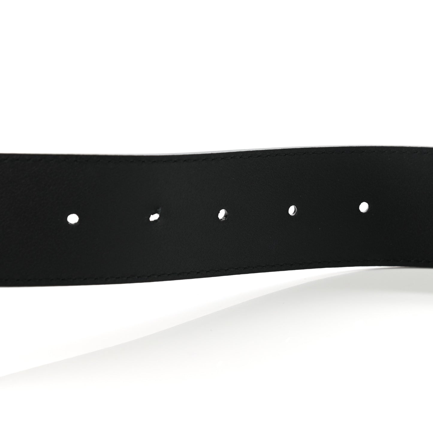 Moon Calfskin Torchon Double G 40mm Belt 85 34 Black