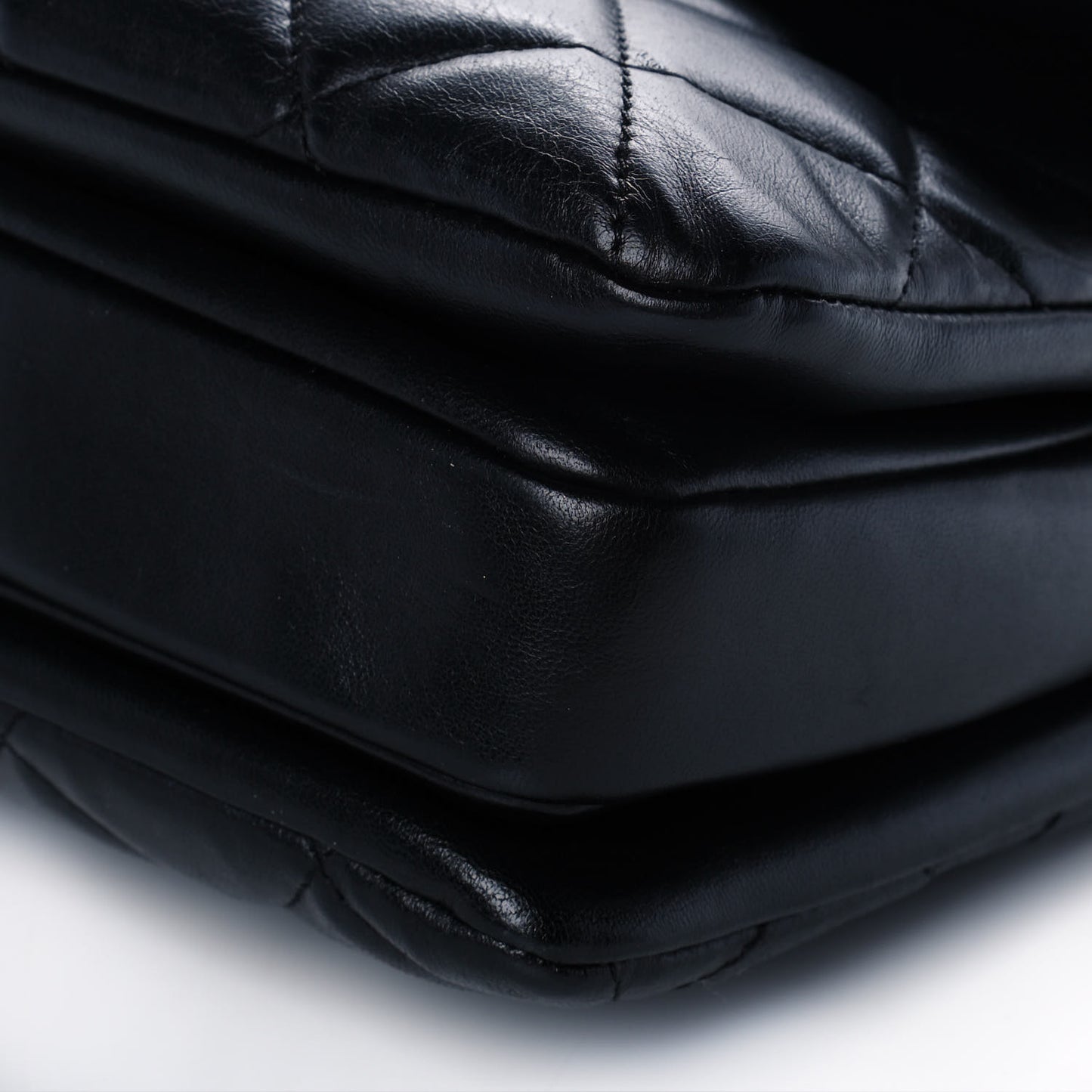 Lambskin Quilted Small Trendy CC Dual Handle Flap Bag Black