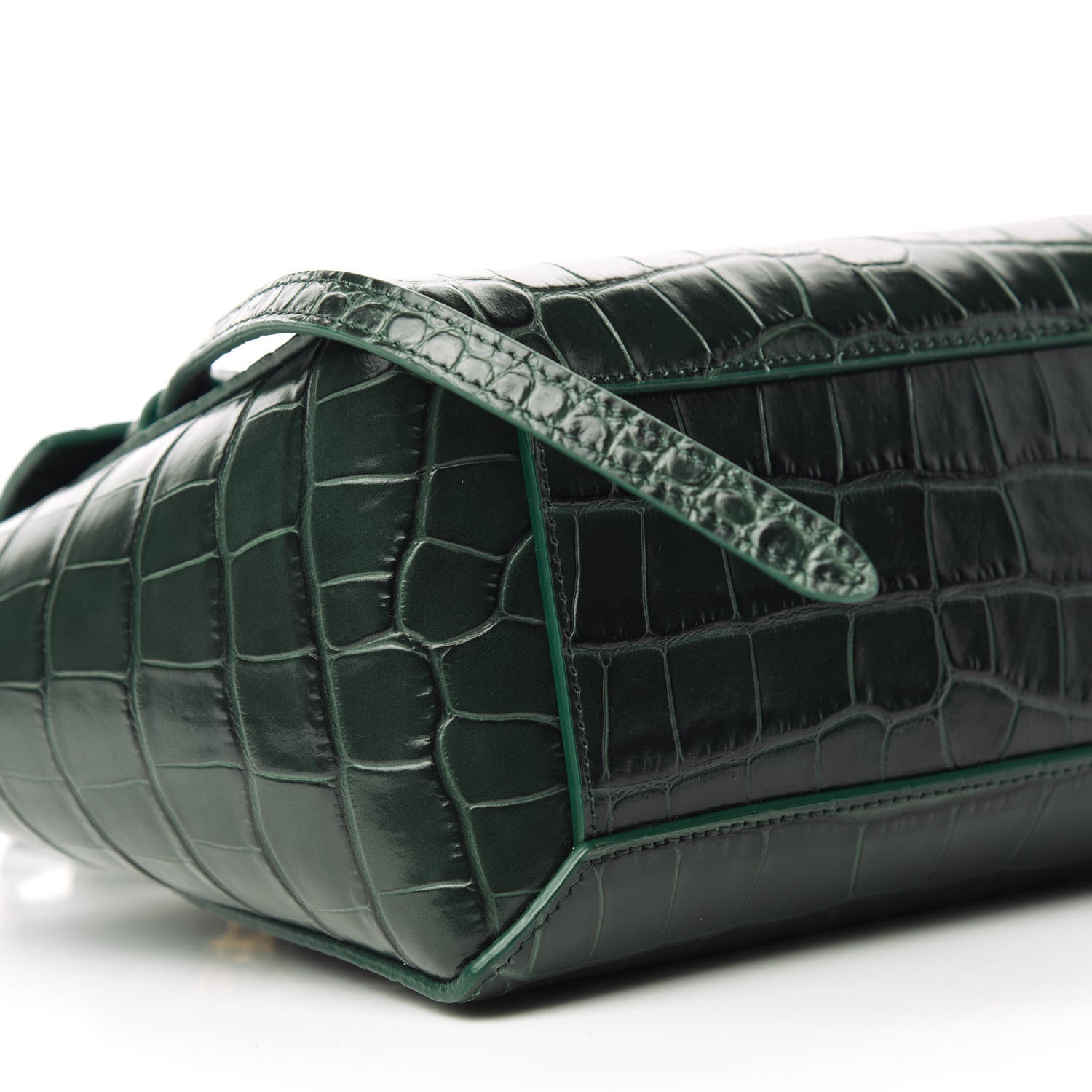 Celine Calfskin Crocodile Embossed Nano Belt Bag Amazone 6 of 10