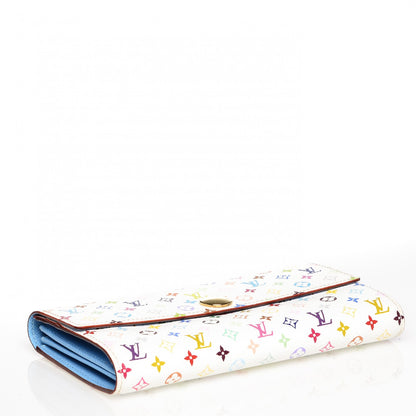 Louis Vuitton Multicolor Sarah Wallet White Anie 4 of 6