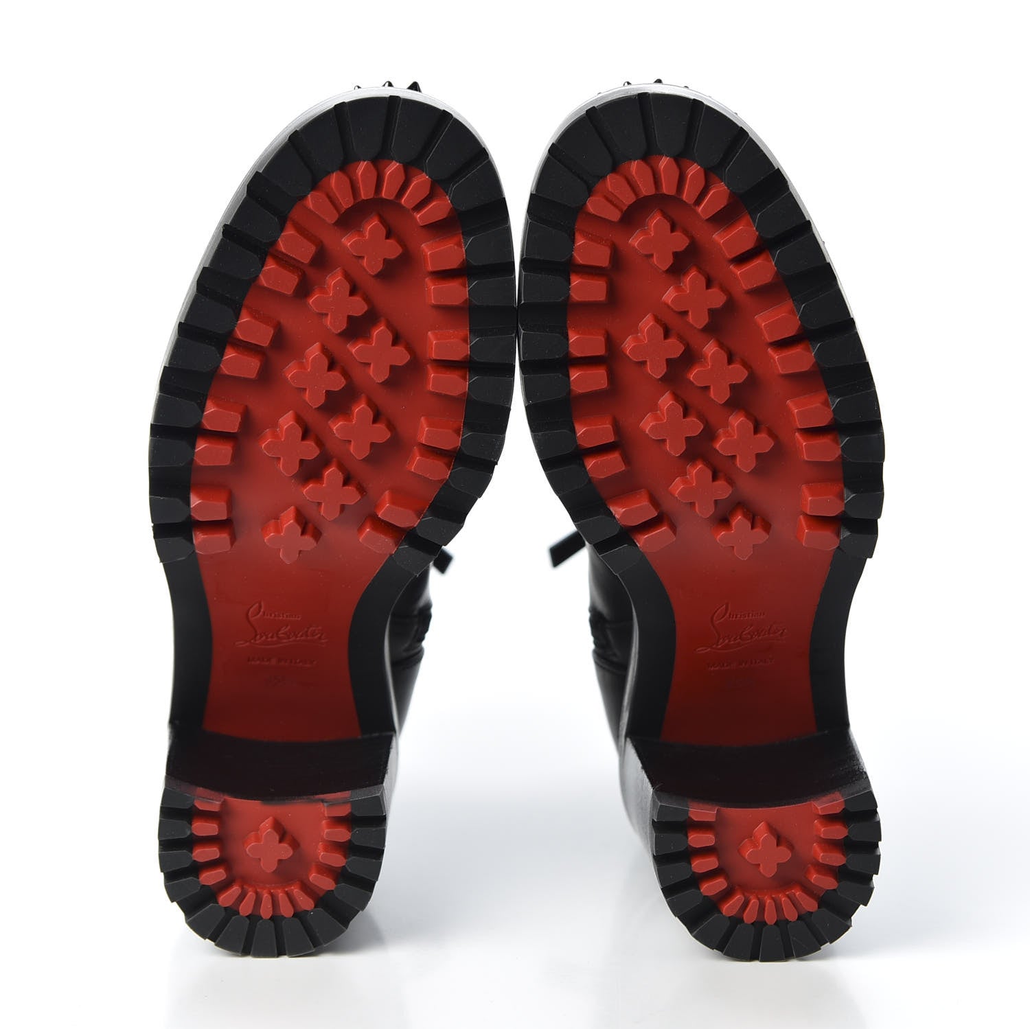 Christian Louboutin Calfskin Spikes TS Croc 70 Boots 35.5 Black 5 of 10