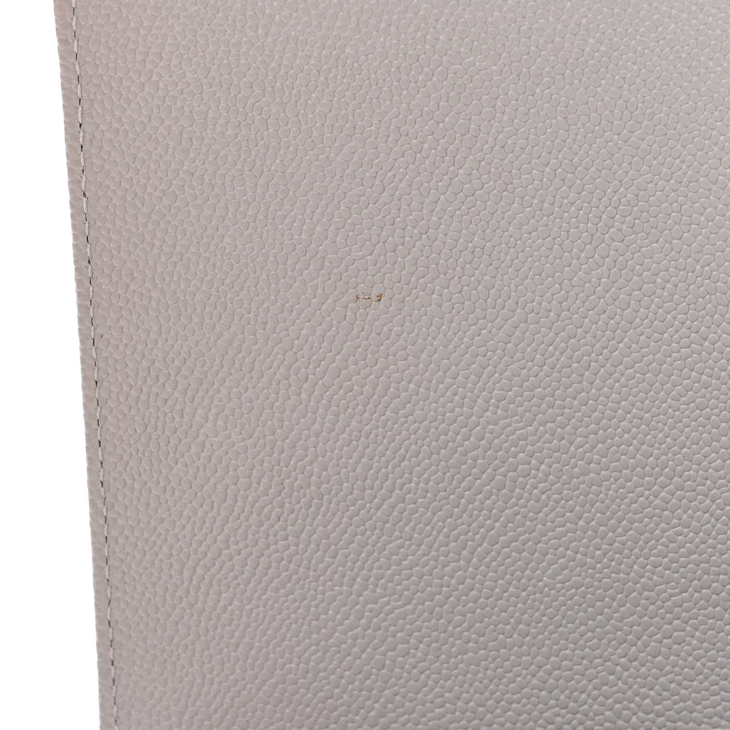 Caviar Quilted Medium Boy Flap Light Grey