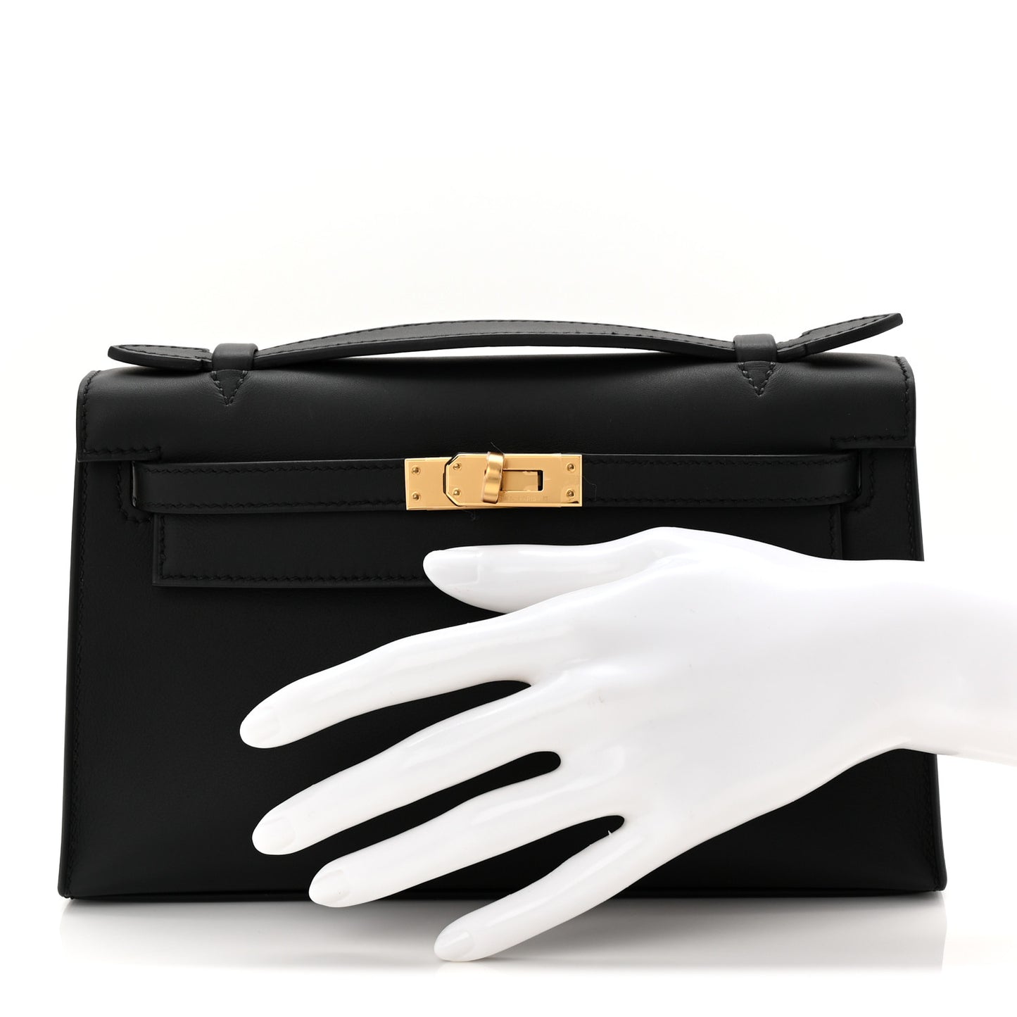 Swift Kelly Pochette Clutch Black