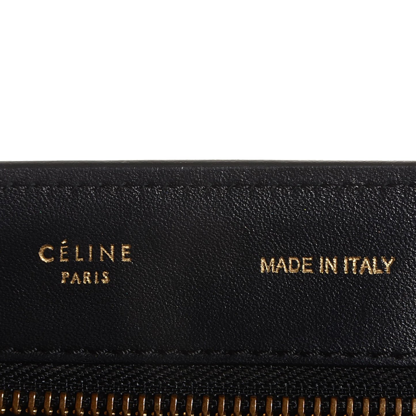 Calfskin Crocodile Embossed Medium Trapeze Black