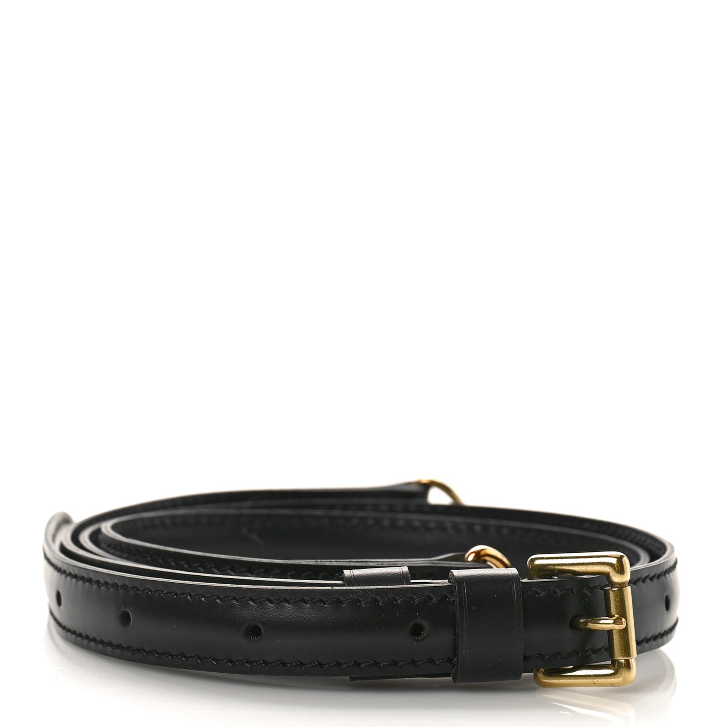 Calfskin 16mm Adjustable Shoulder Strap Black