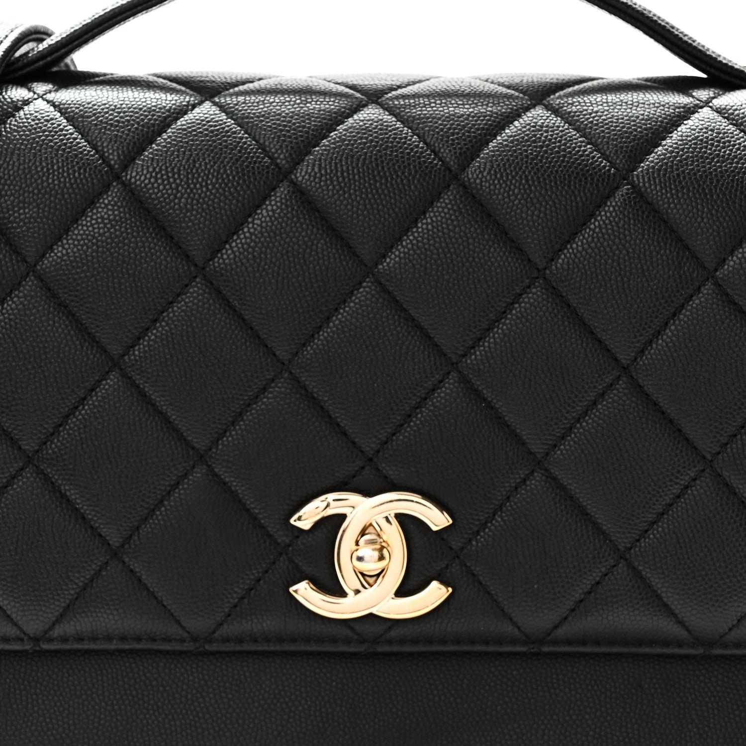 Chanel Caviar Quilted Large Business Affinity Flap Black Black 8 of 10