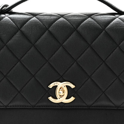Chanel Caviar Quilted Large Business Affinity Flap Black Black 8 of 10